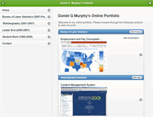 Tablet Screenshot of danielgmurphy.com